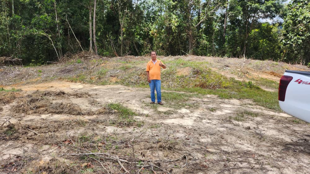 Site visit after land clearing is done